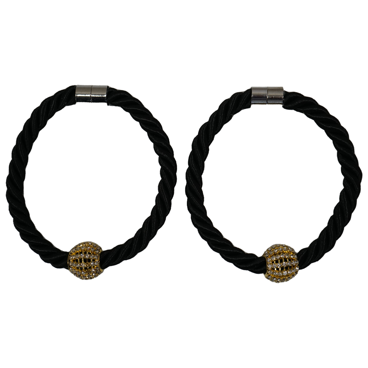 Fabio Black Tie Back Pair