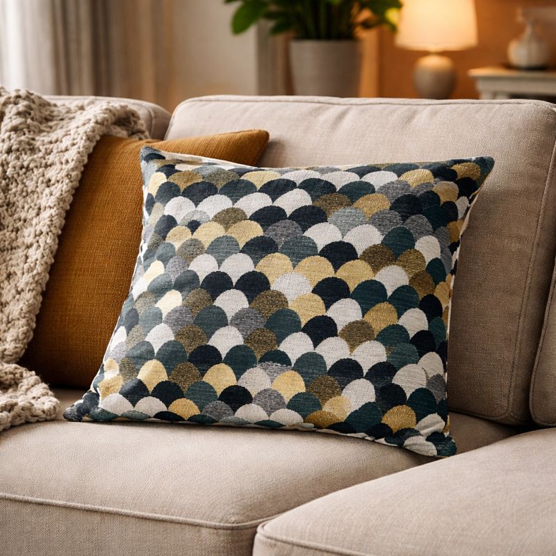 Callie Navy Filled Cushion