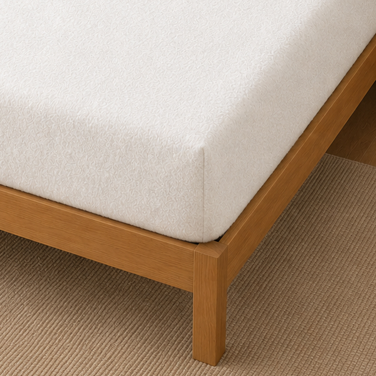 Flannelette White Extra Deep Fitted Sheet