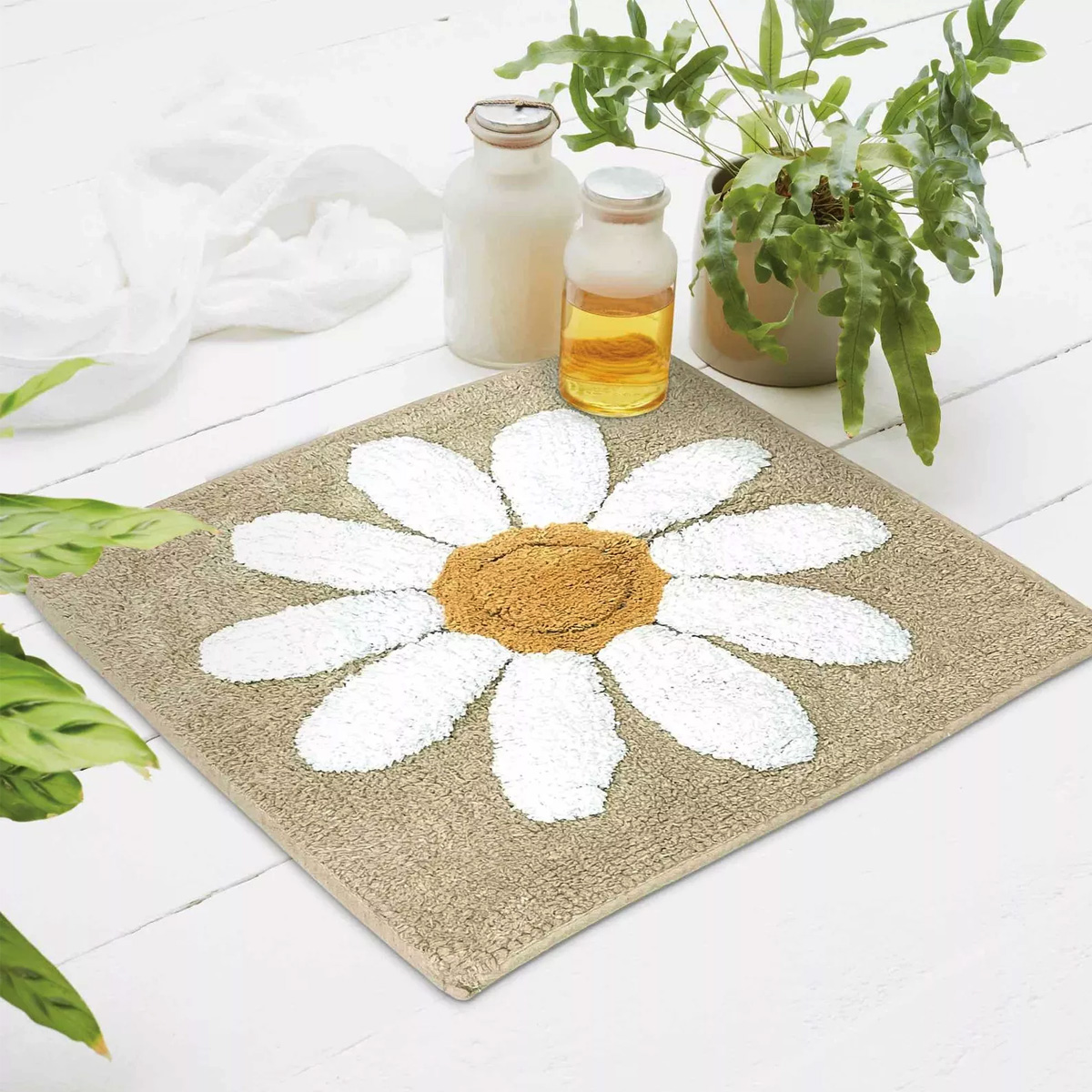 Fleur Natural Shower Mat