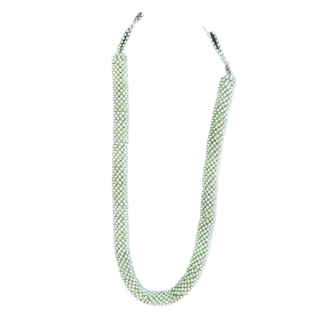 Glitz Rope Duck Egg Curtain Tie Back
