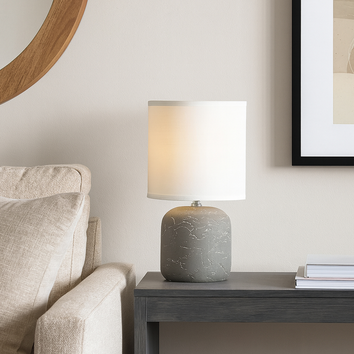 Jackson Grey Table Lamp