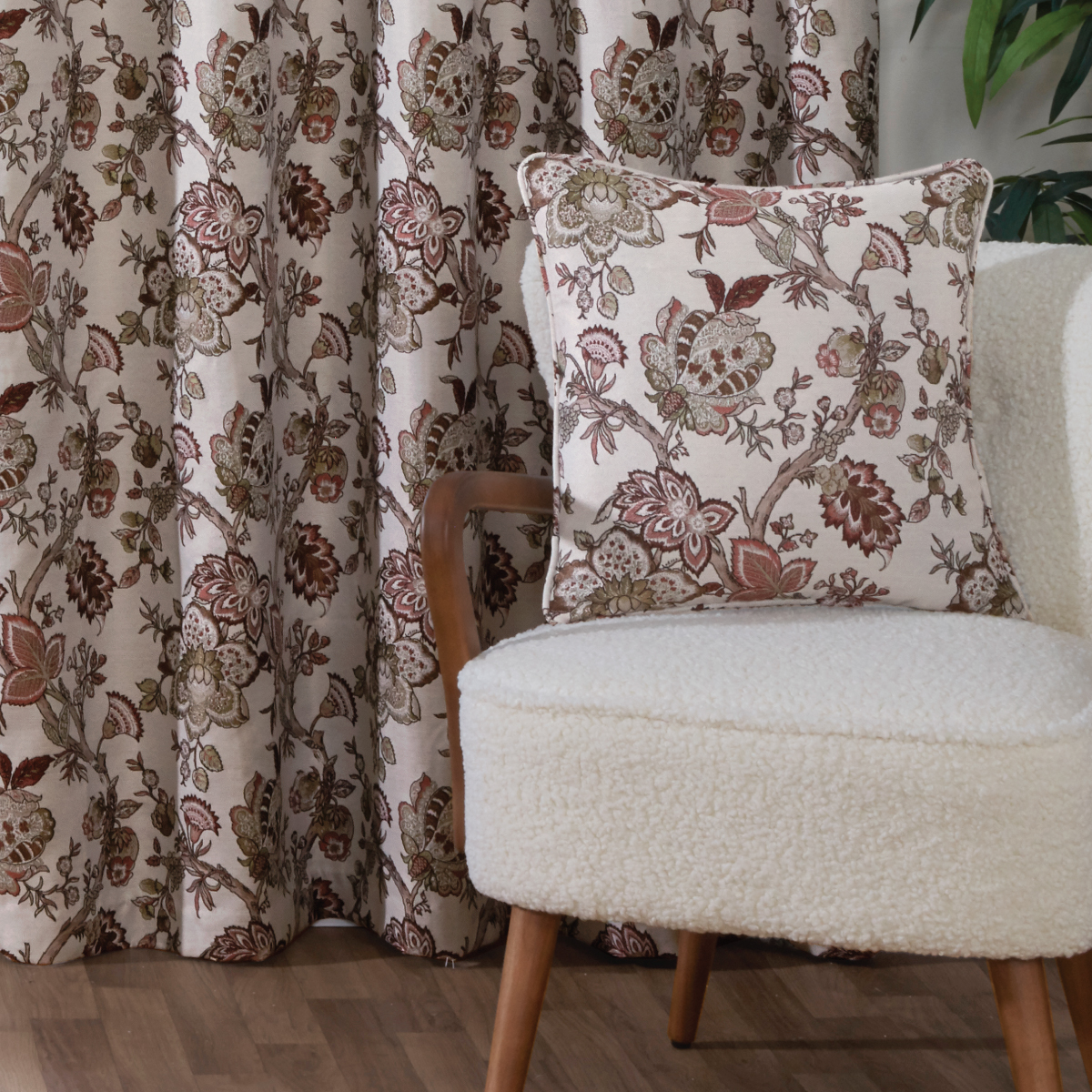 Jacobean Autumn Cushion Cover