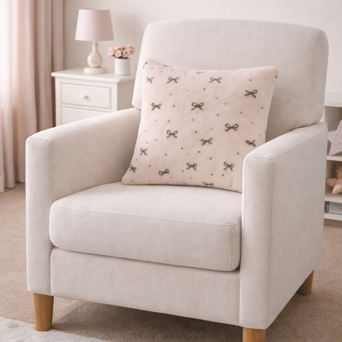 Katie Pink Filled Cushion
