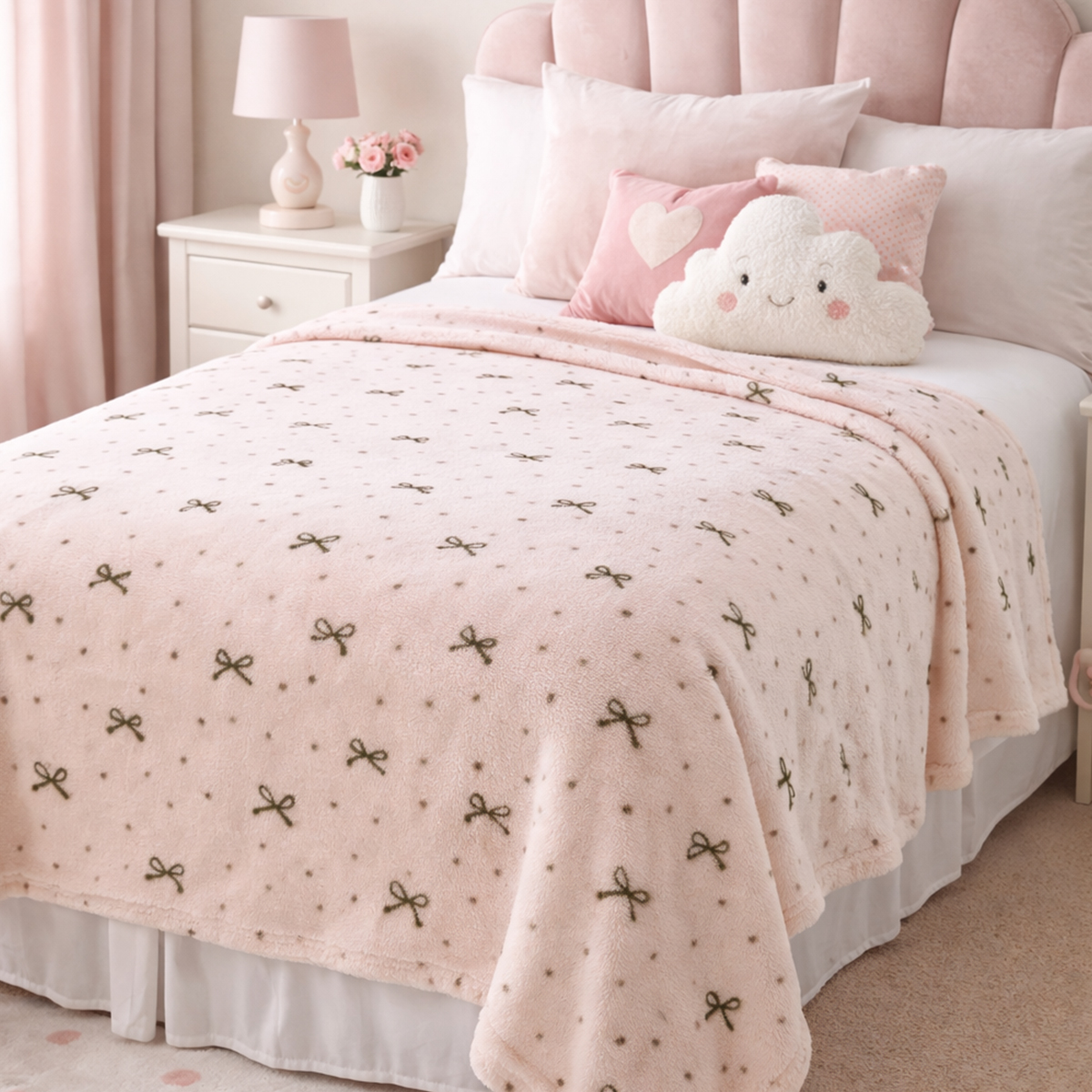 Katie Pink Throw 150x200cm