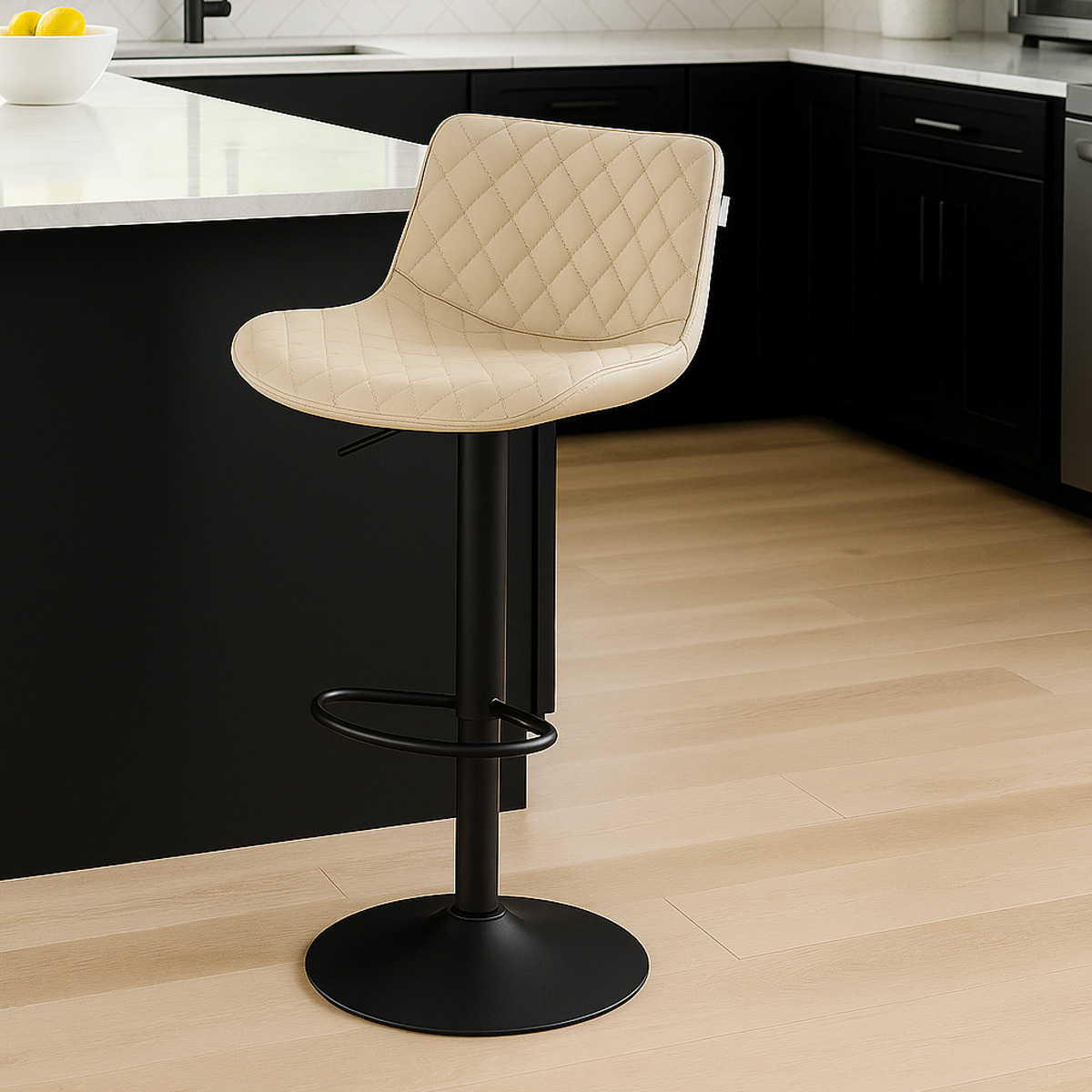 Lebron Khaki Bar Stool