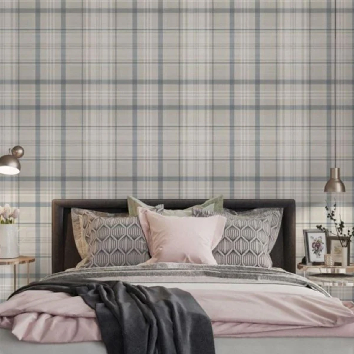 Kirkham Check Navy Roll