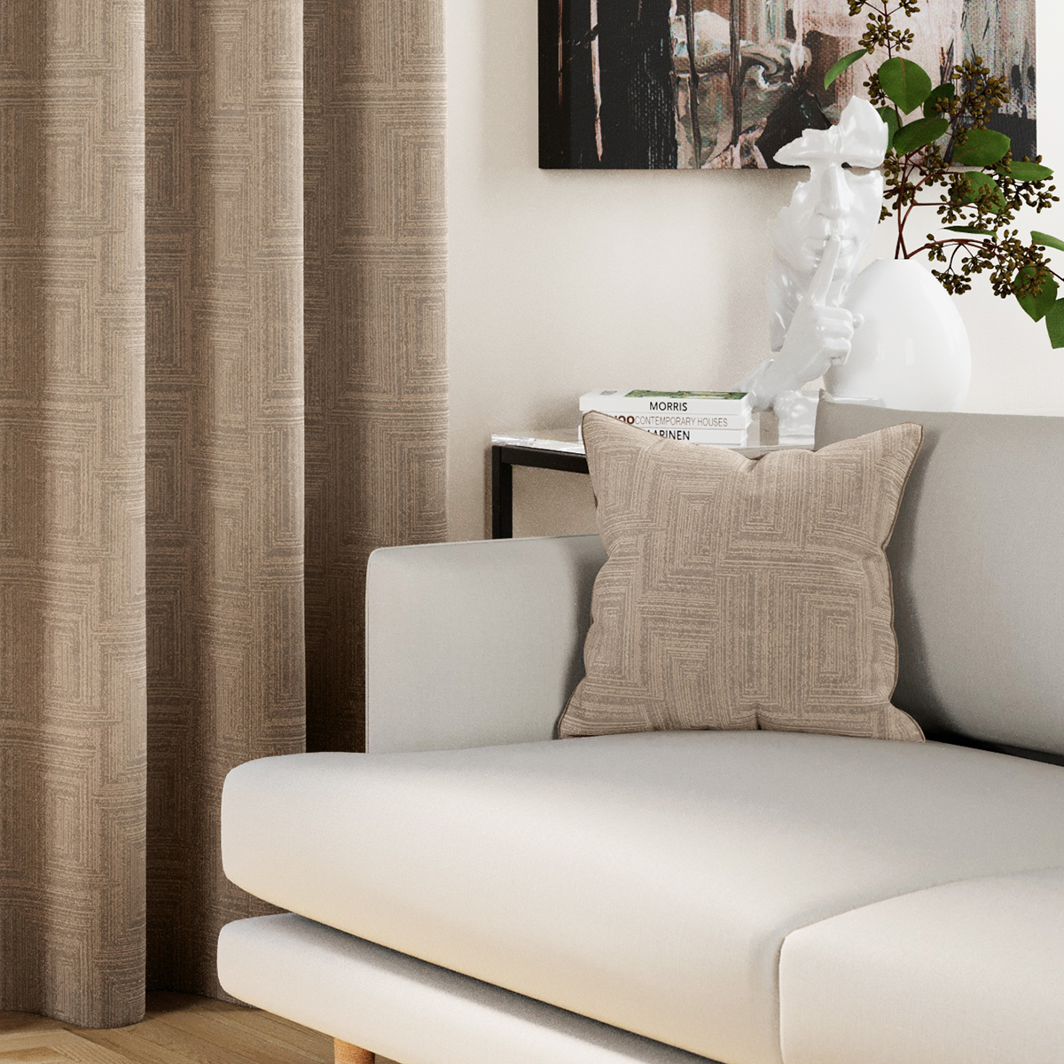 Kyoto Natural Cushion Cover