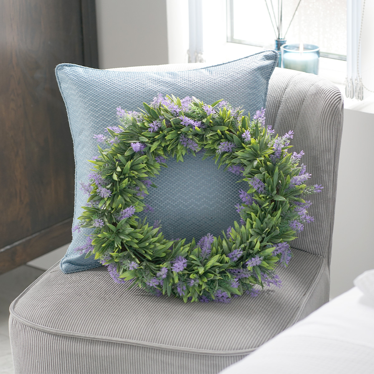 43cm Lavender Wreath