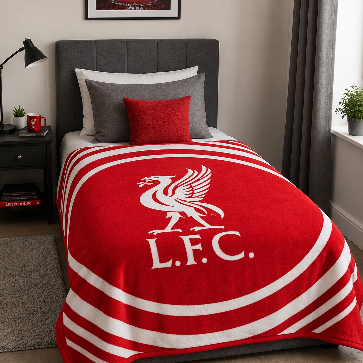 Liverpool Pulse Fleece Throw 125 x 150cm
