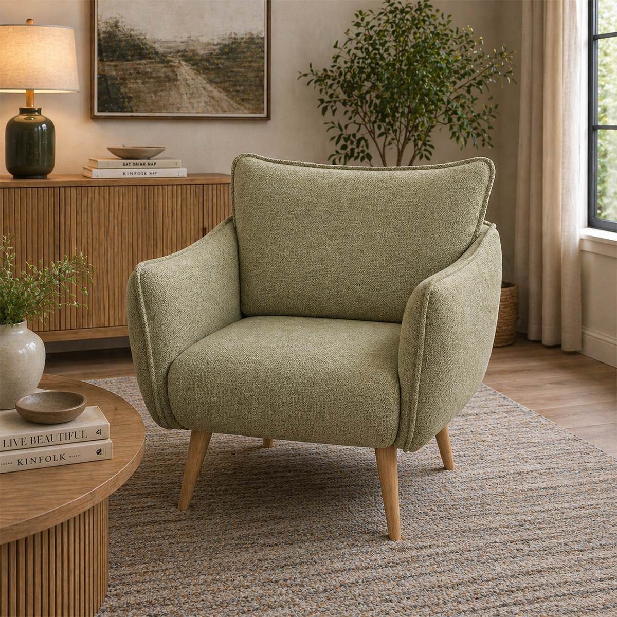 Lizzy Green Armchair