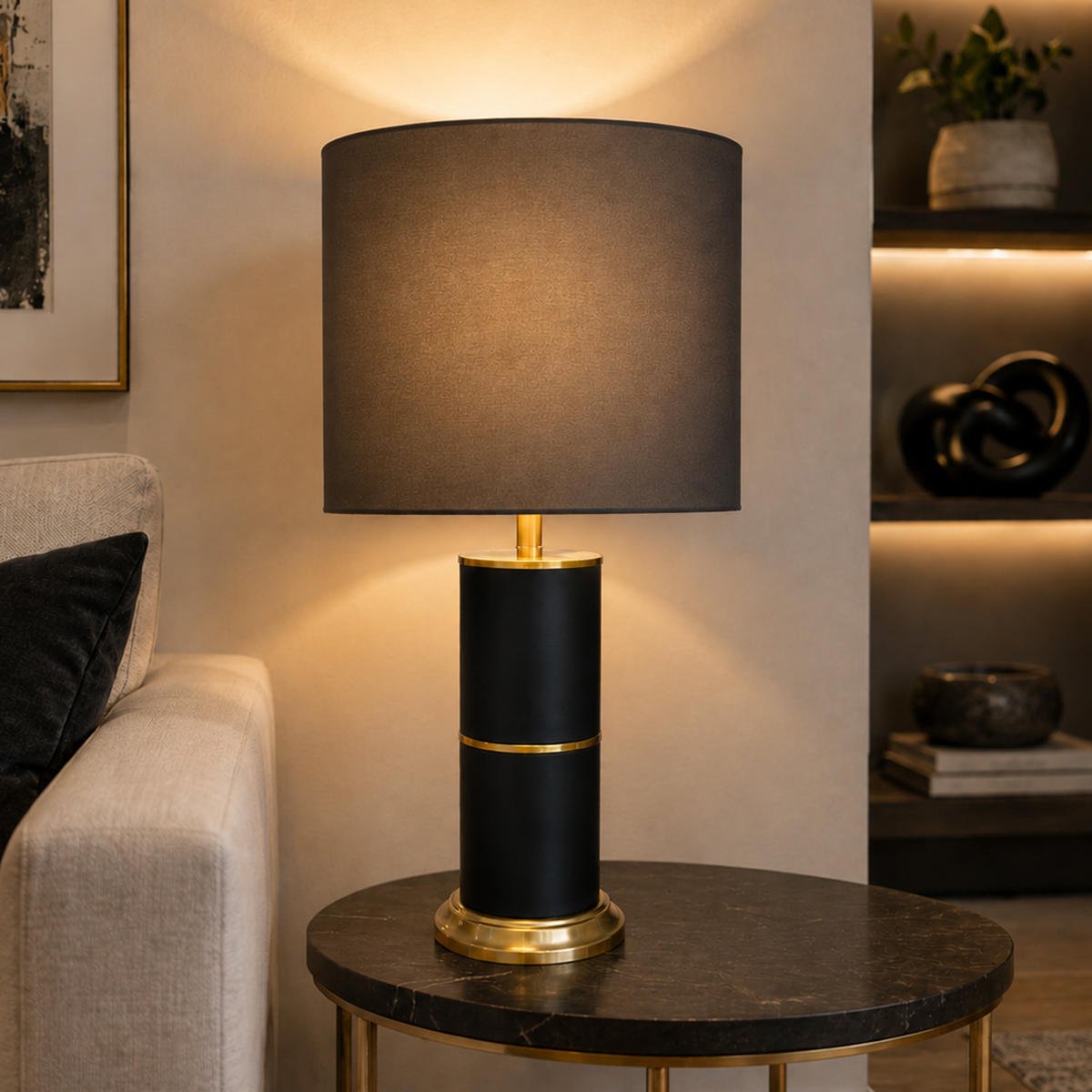 Floyd Black Table Lamp