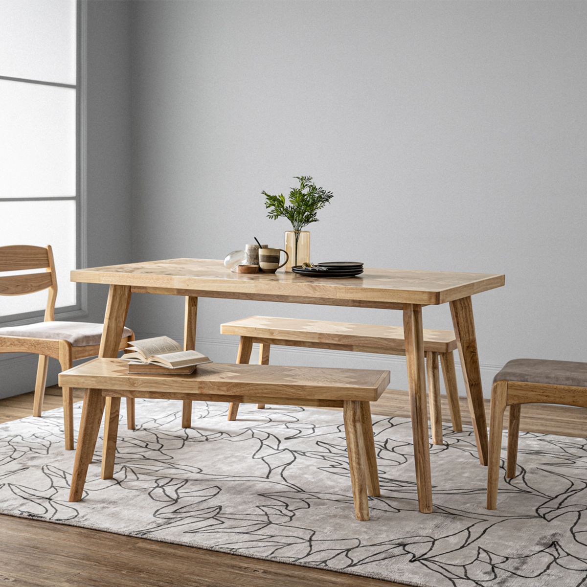 Loftus Natural Dining Table BULKY