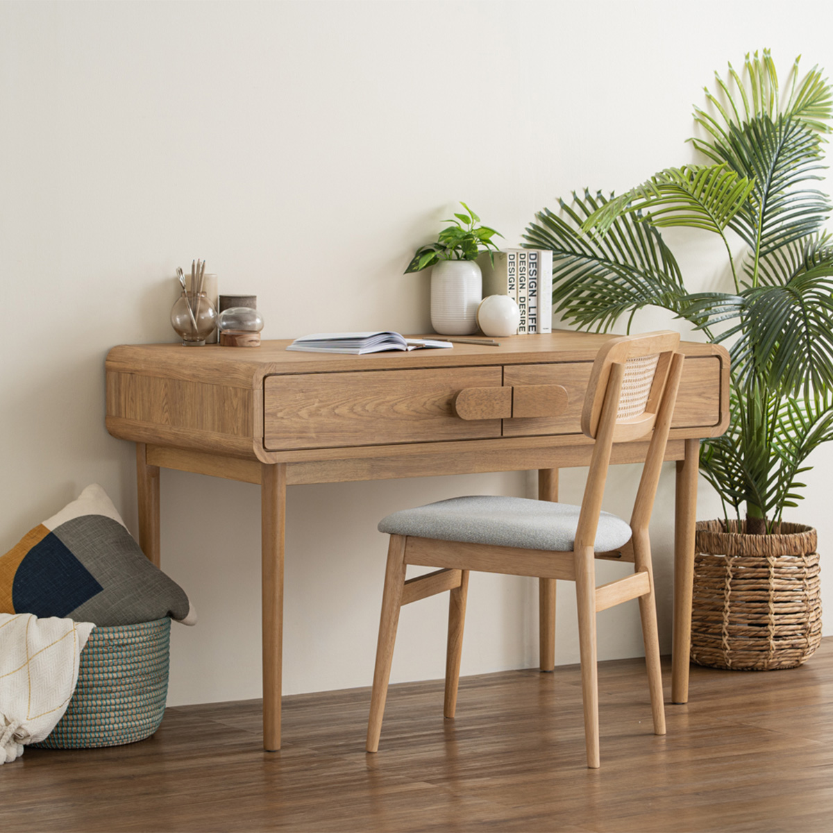 Lome Range Oak Desk BULKY
