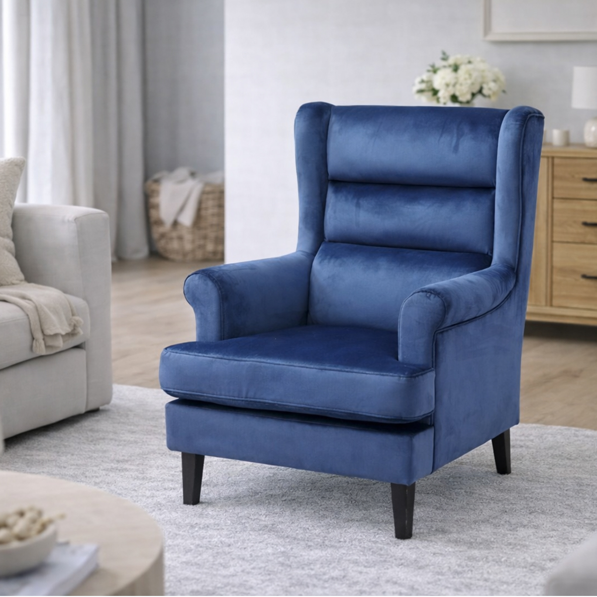 Loretta Midnight Blue Armchair BULKY