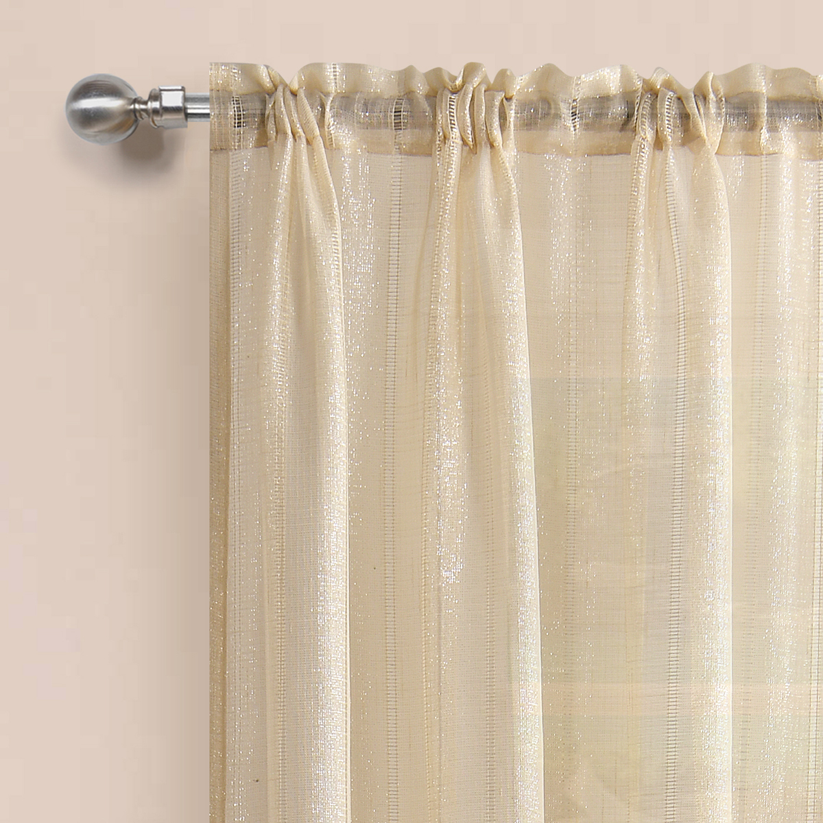Lugano Ivory Voile Panel