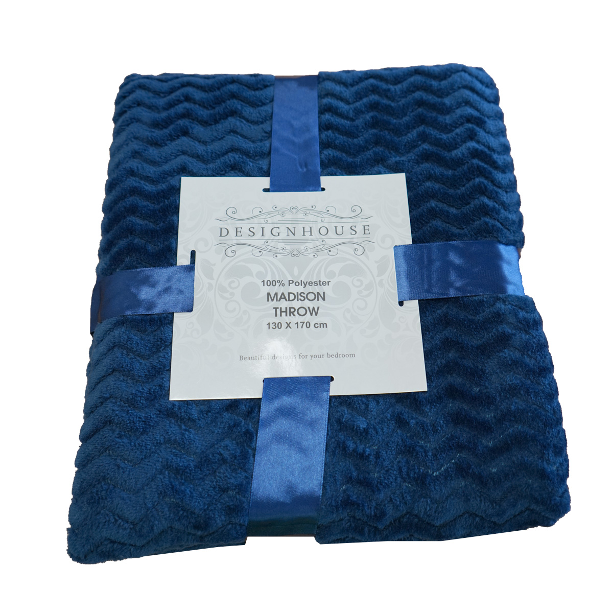 Madison Navy Throw 130x170cm