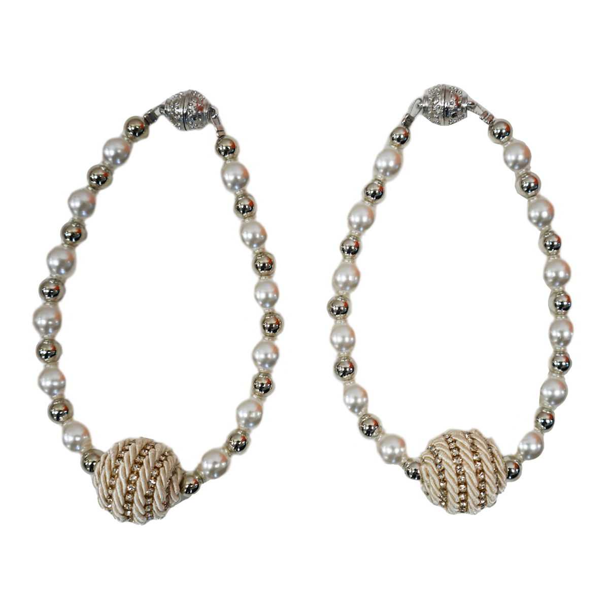 Montalla Cream Tie Back Pair