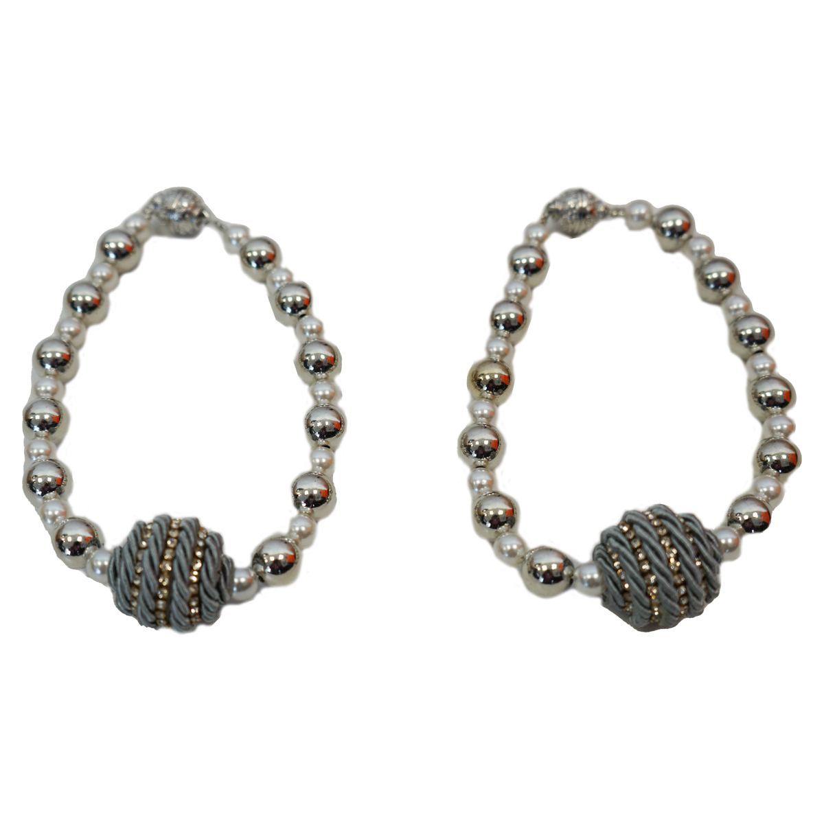 Montalla Silver Tie Back Pair