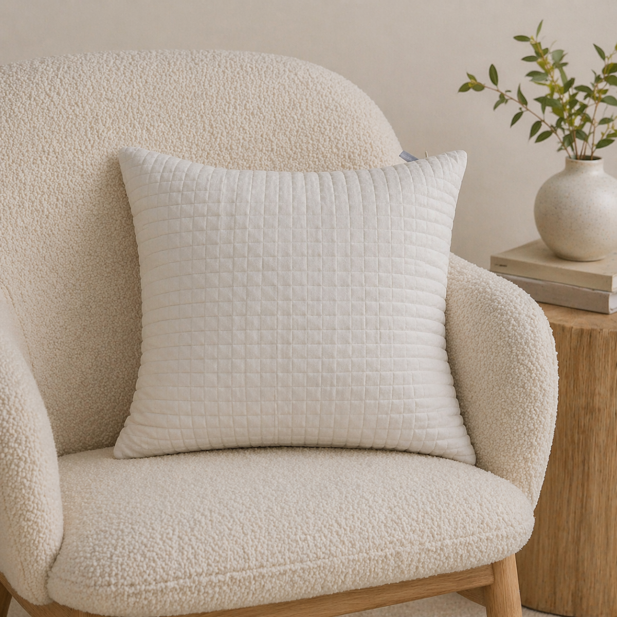 Maggie Natural Filled Cushion