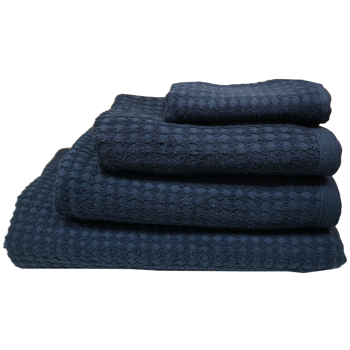 Waffle 400GSM Navy Towel Range