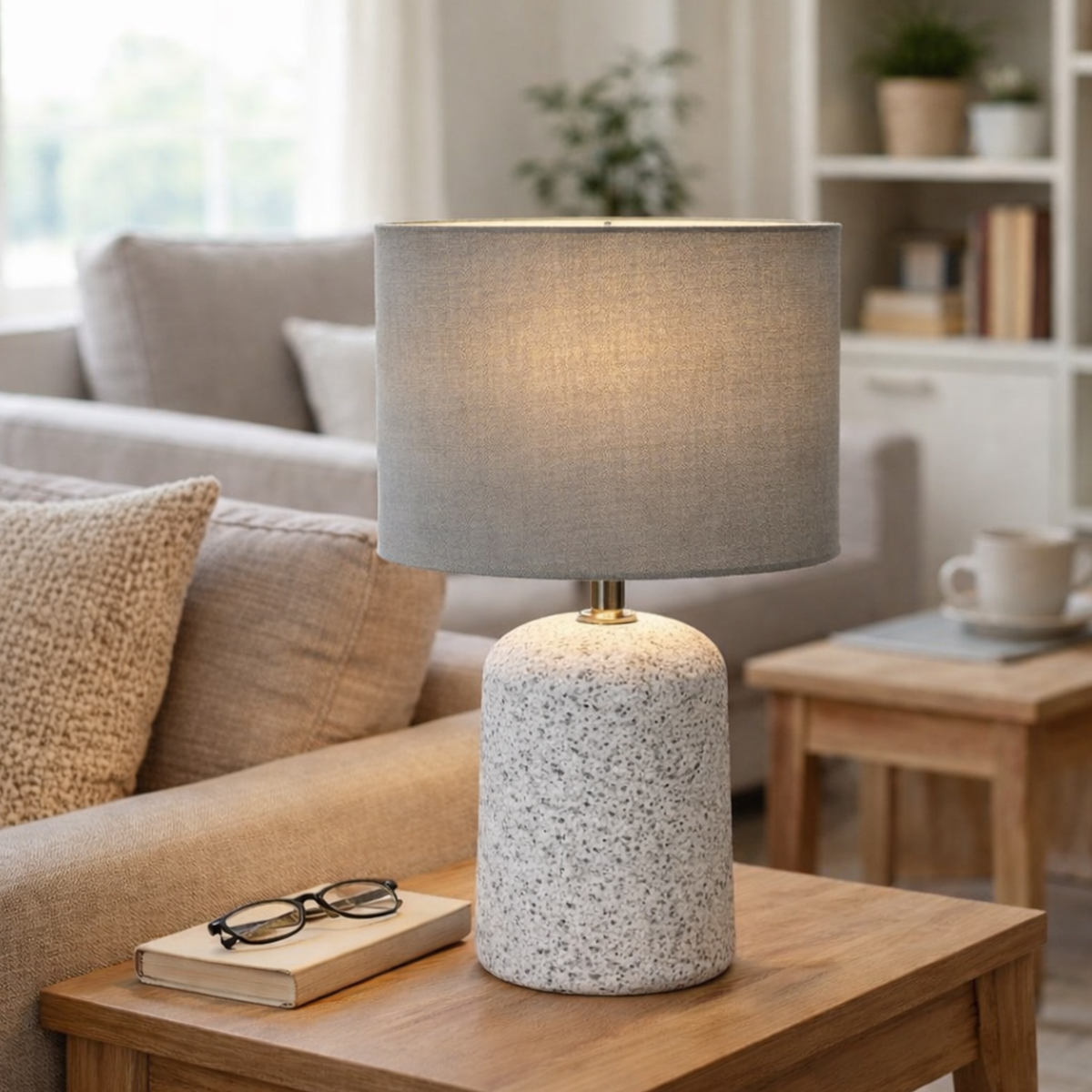 Newham Grey Table Lamp