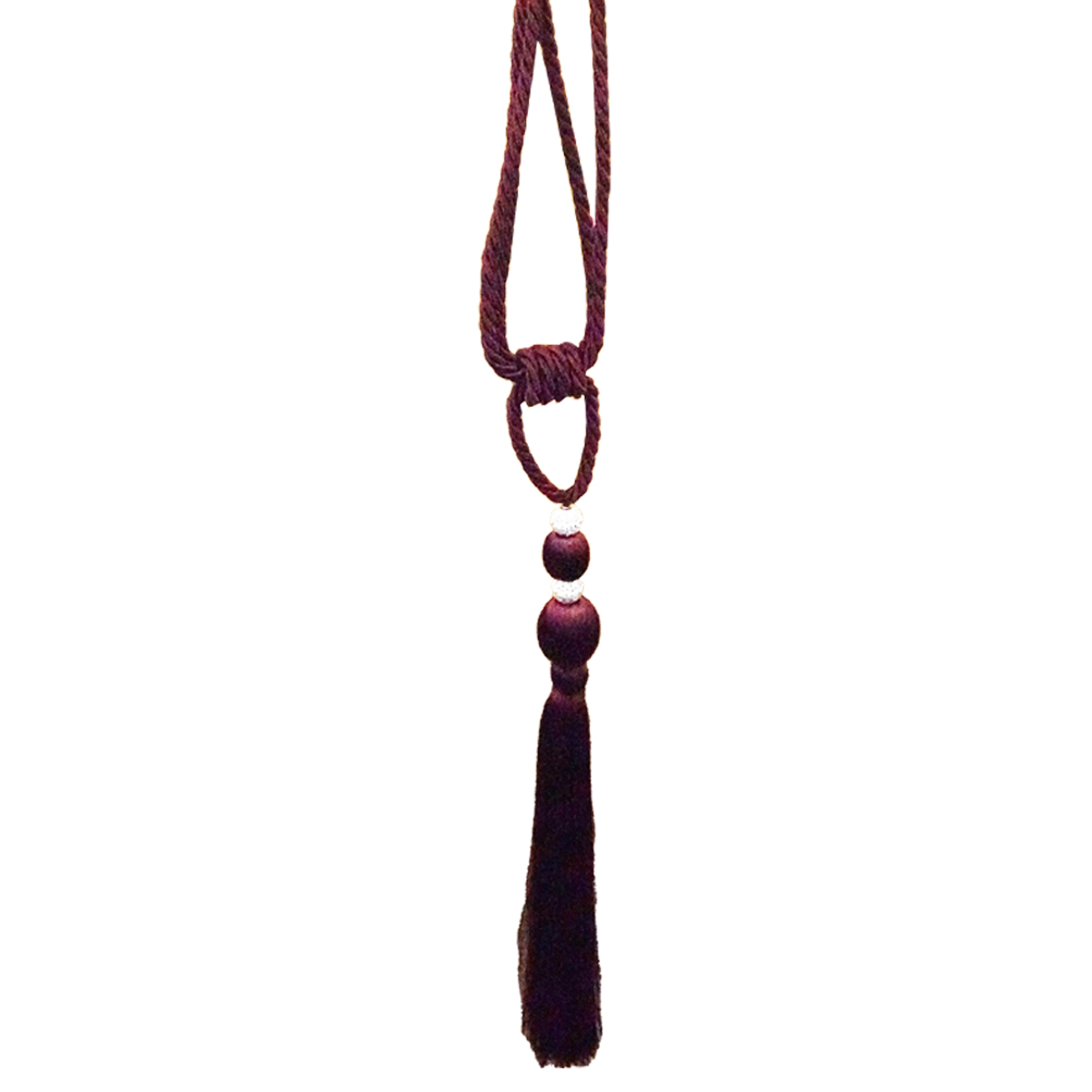 Nicolo Burgundy Tie Back