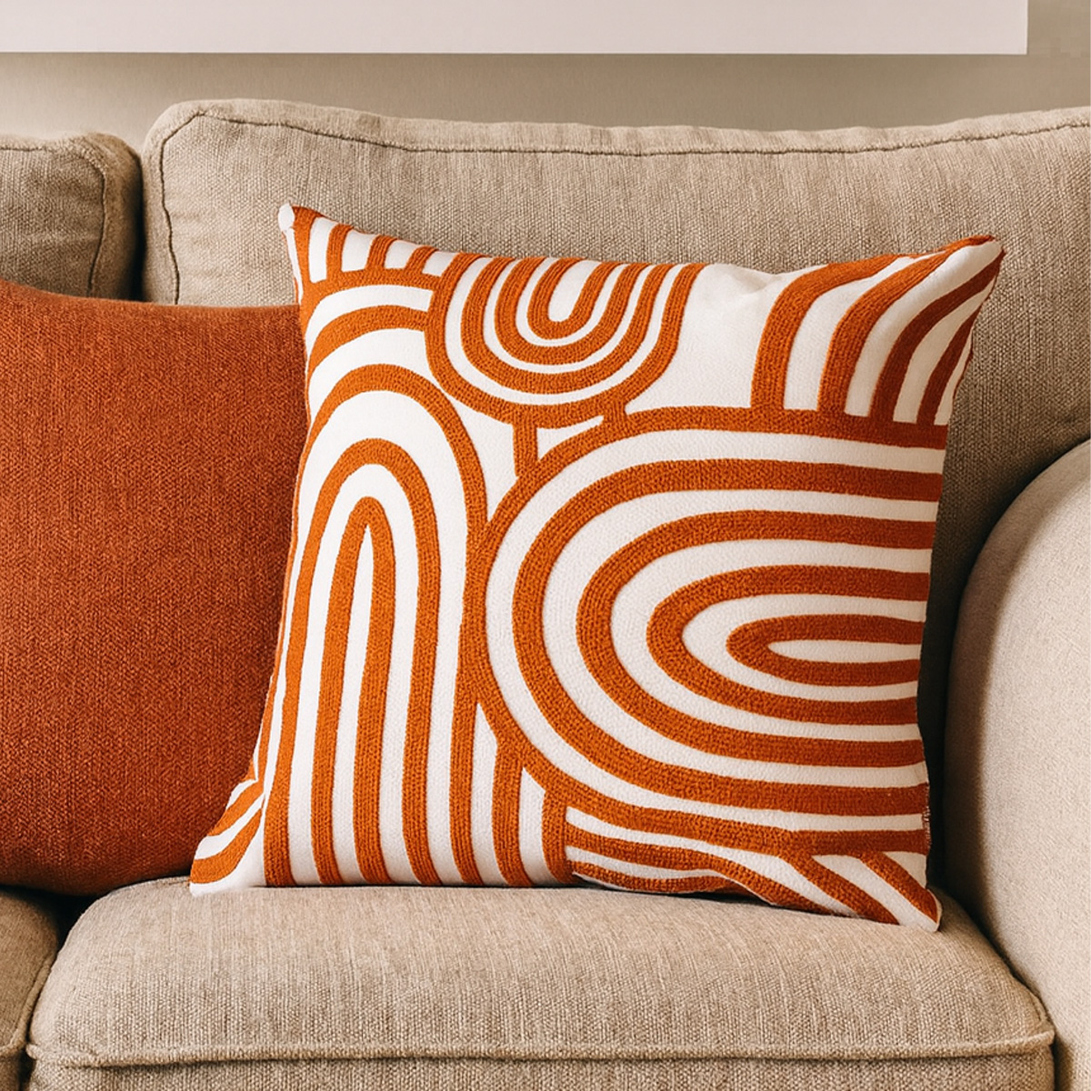 Nirvana Terracotta Cushion