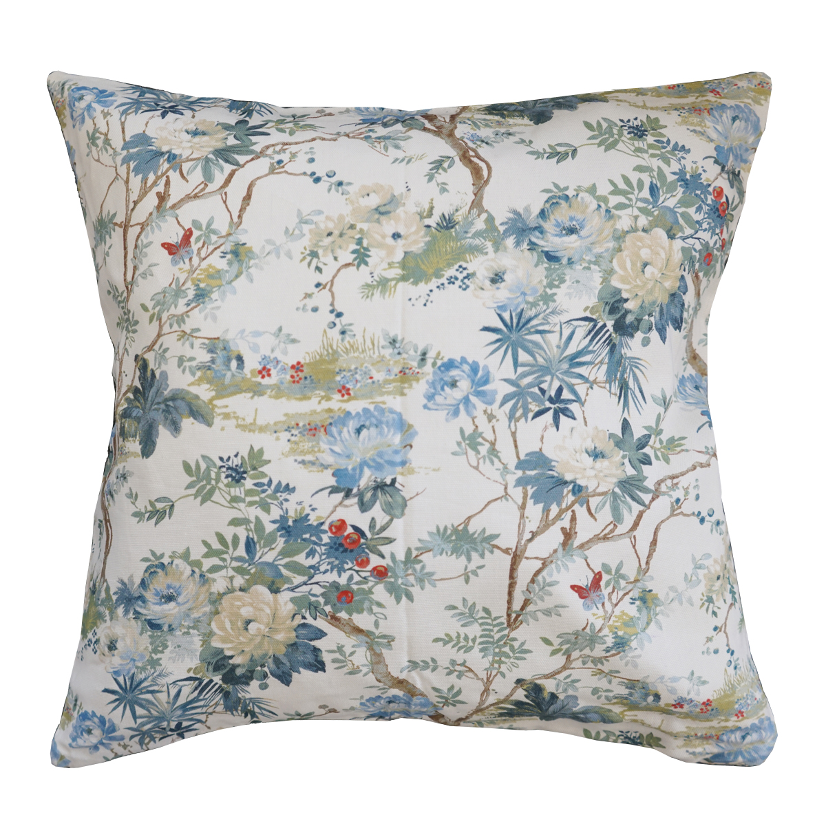 Nova Green and Blue Filled Cushion