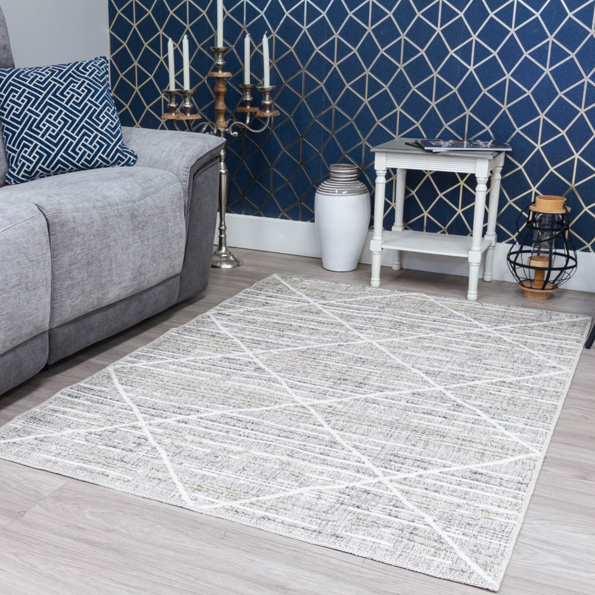 Oslo Prisma Natural Rug