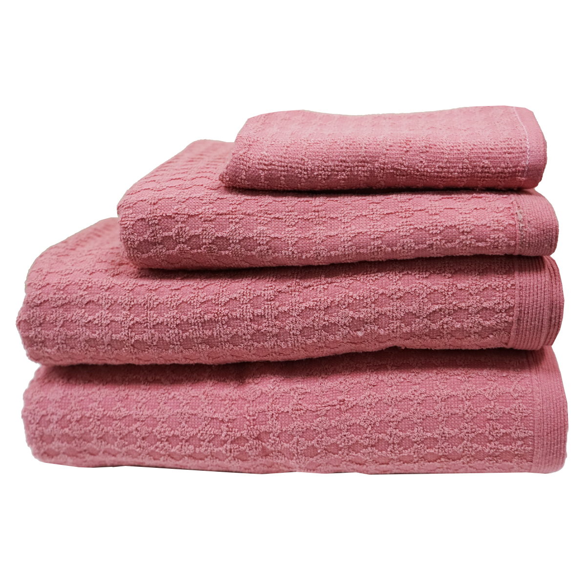 Waffle 400GSM Peony Towel Range
