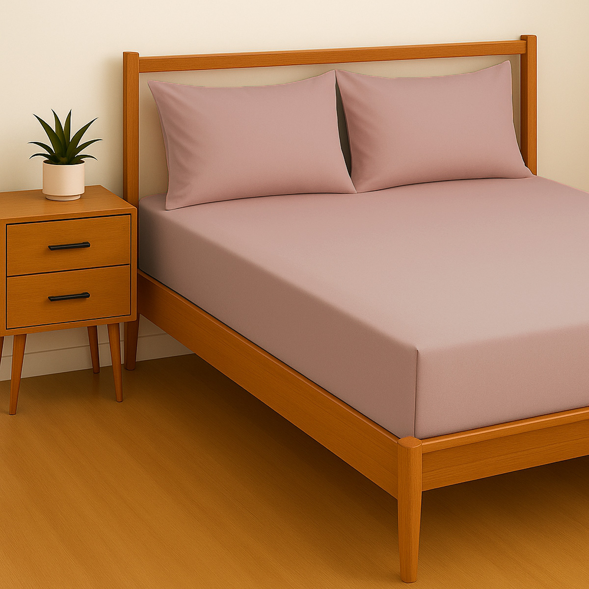 Percale Bloom Cotton Mix Fitted Sheets Range