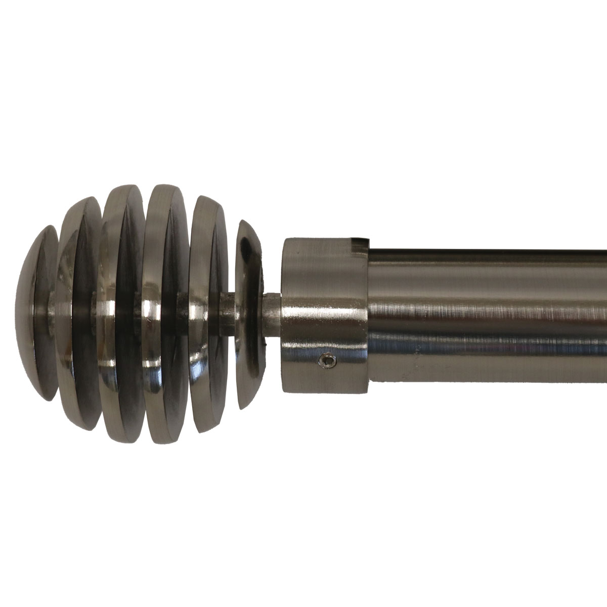 25/28mm Perth Gun Metal Extendable Curtain Pole