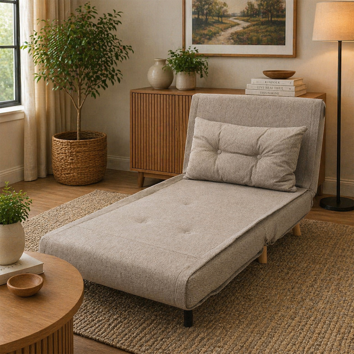 Pippa Natural Chair Bed
