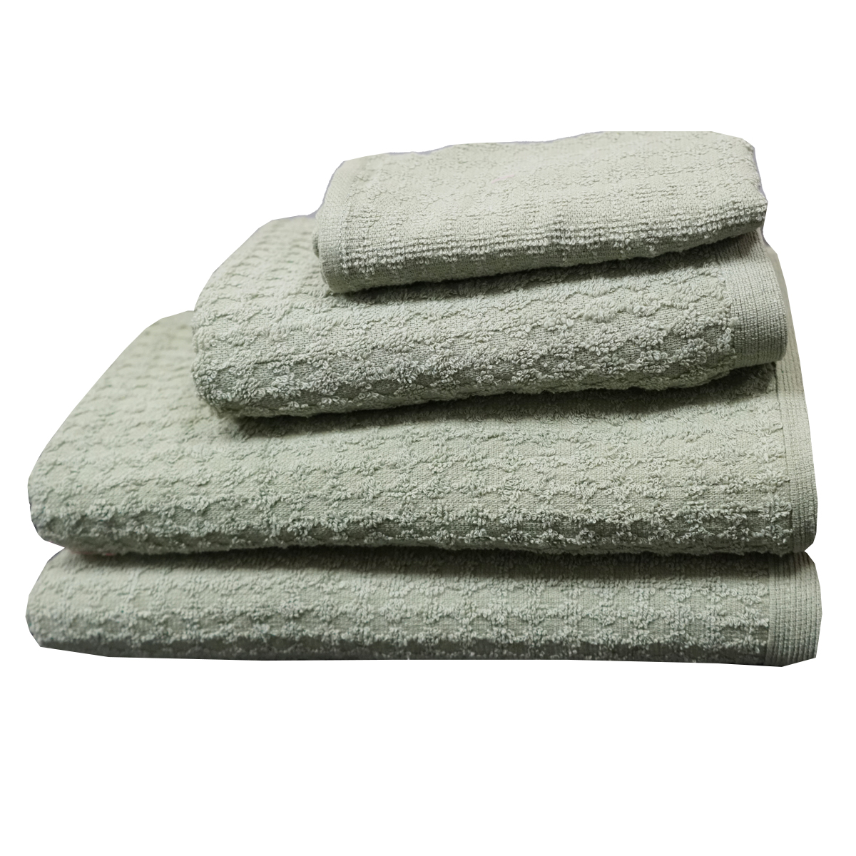 Waffle 400GSM Pistachio Towel Range