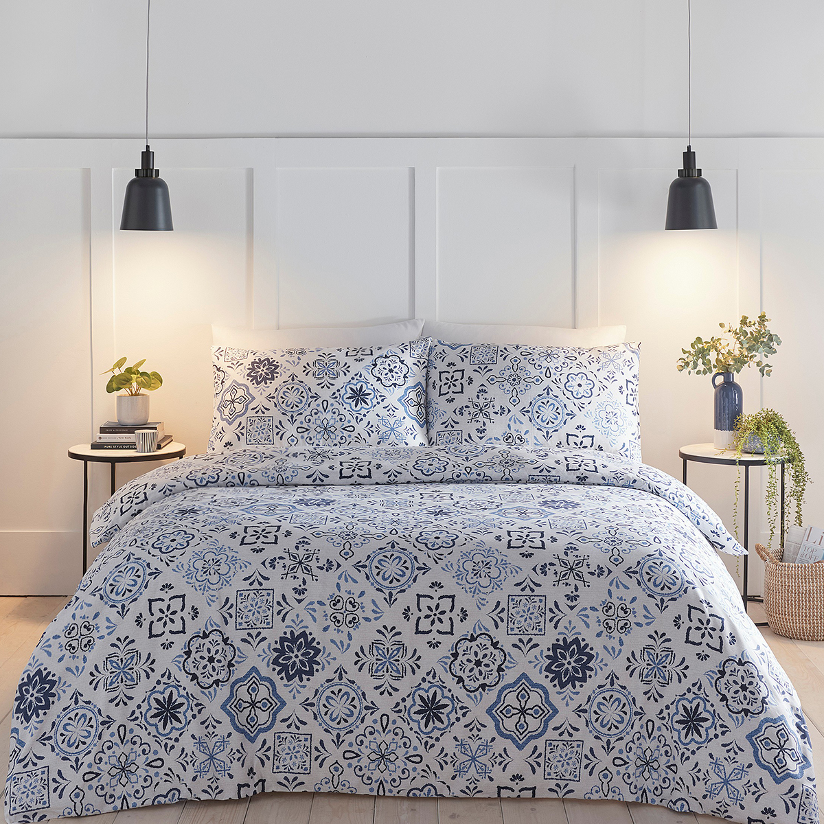 Porto Blue Duvet Cover Set