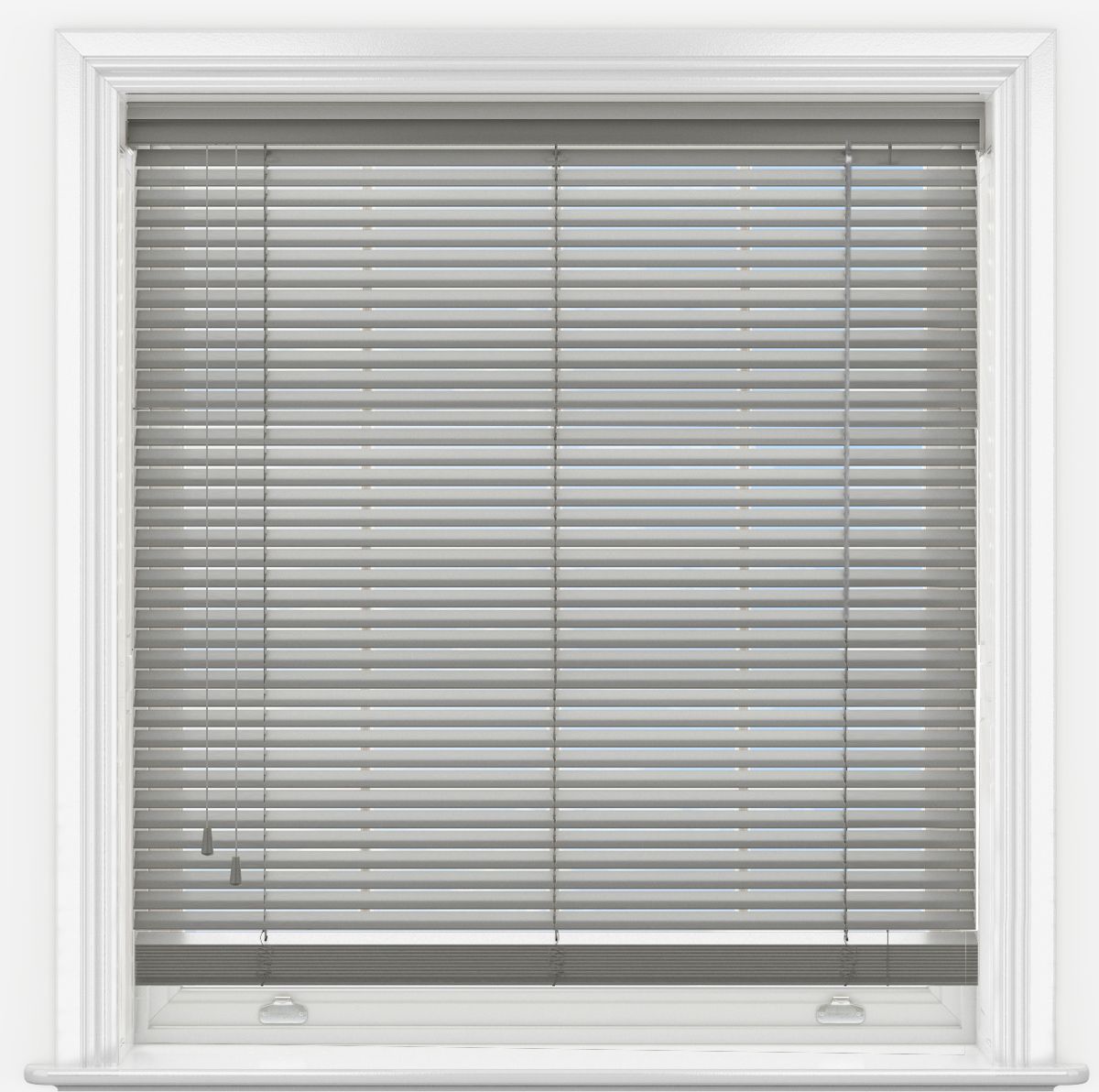 PVC Grey Extra Long Venetian Blind