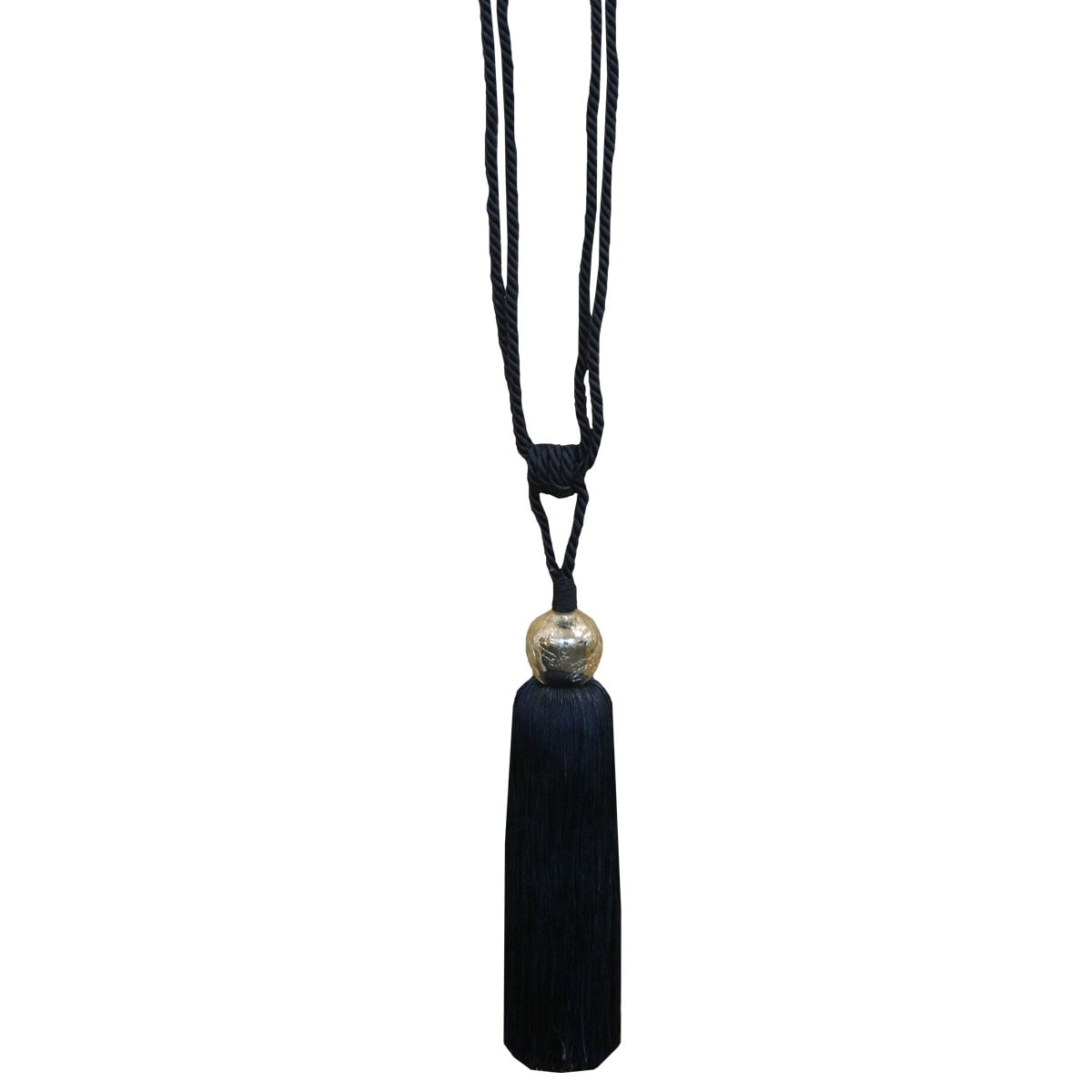 Agostini Navy Curtain Tie Back