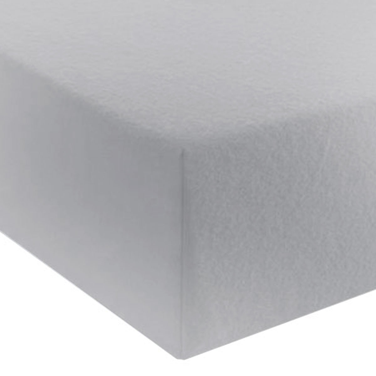 Flannelette Grey Fitted Sheet