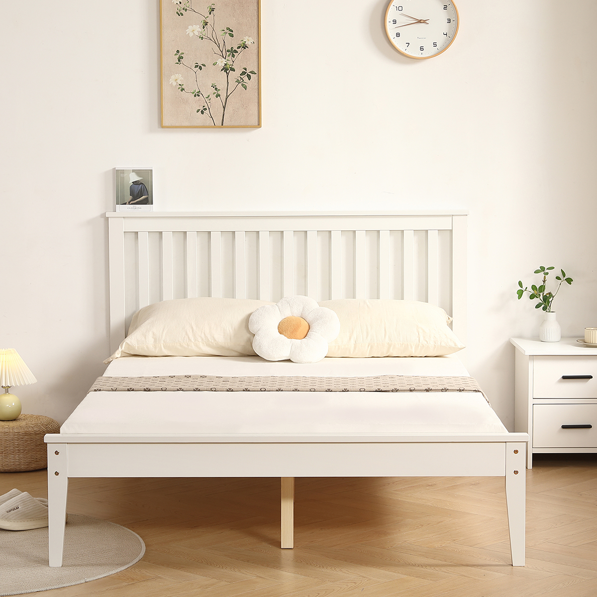 Seine White Bedframe