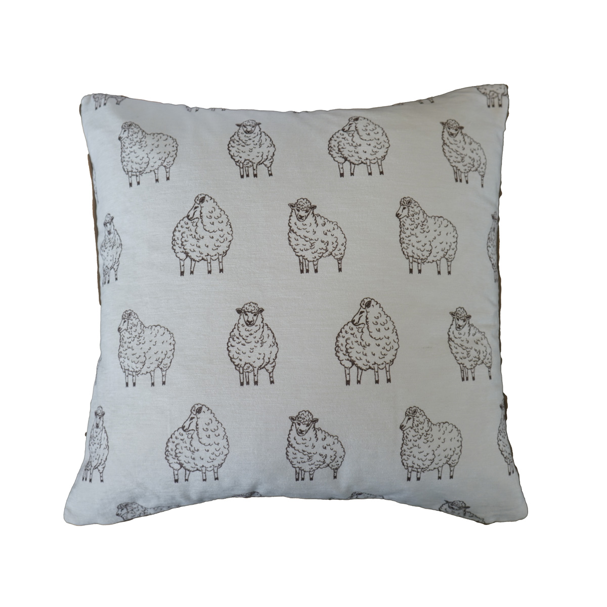 Sheep Natural Cushion Cover