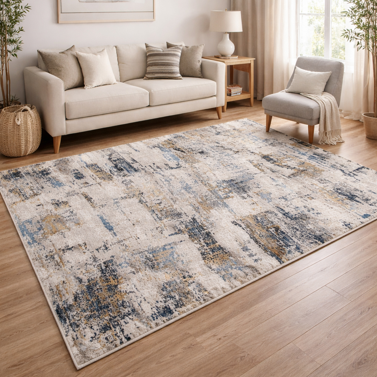 Shiraz Blue Grey Rug