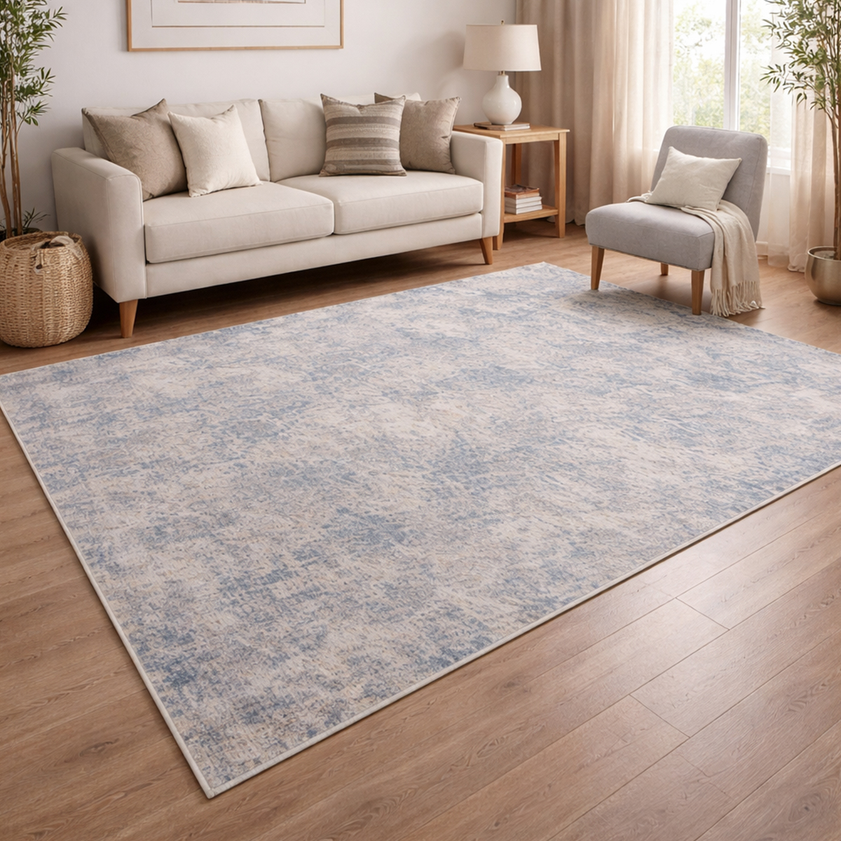 Sky Light Blue Rug