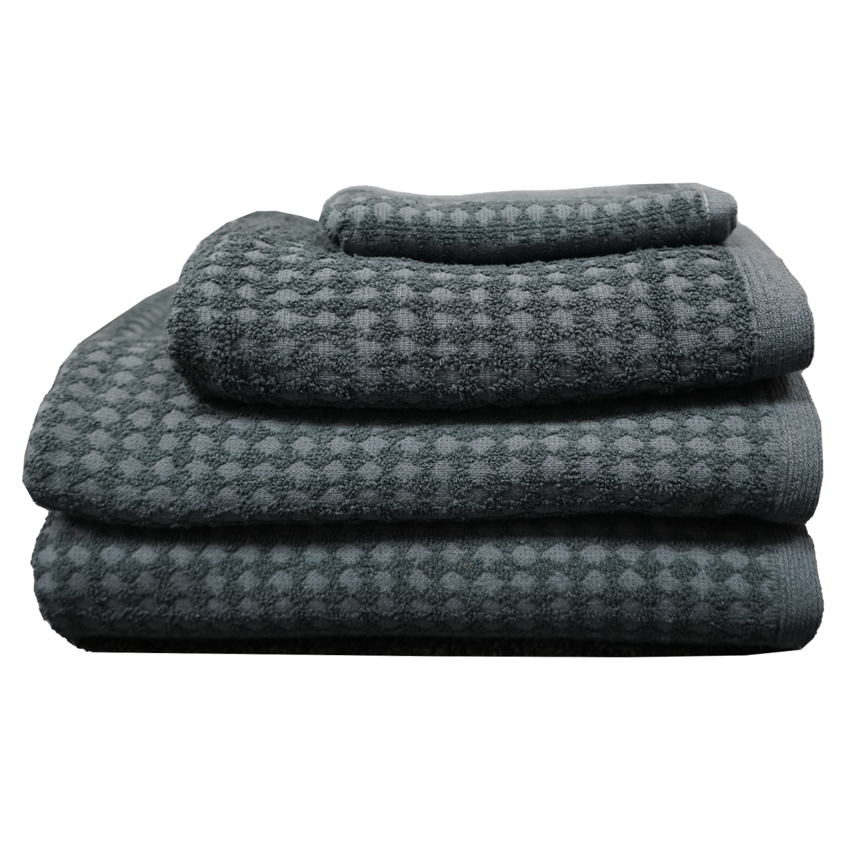 Waffle 400 GSM Slate Towel Range