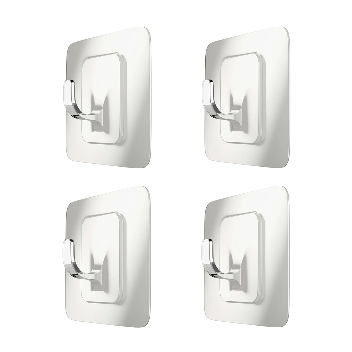Super Strong Self Adhesive Hooks 4 Pack