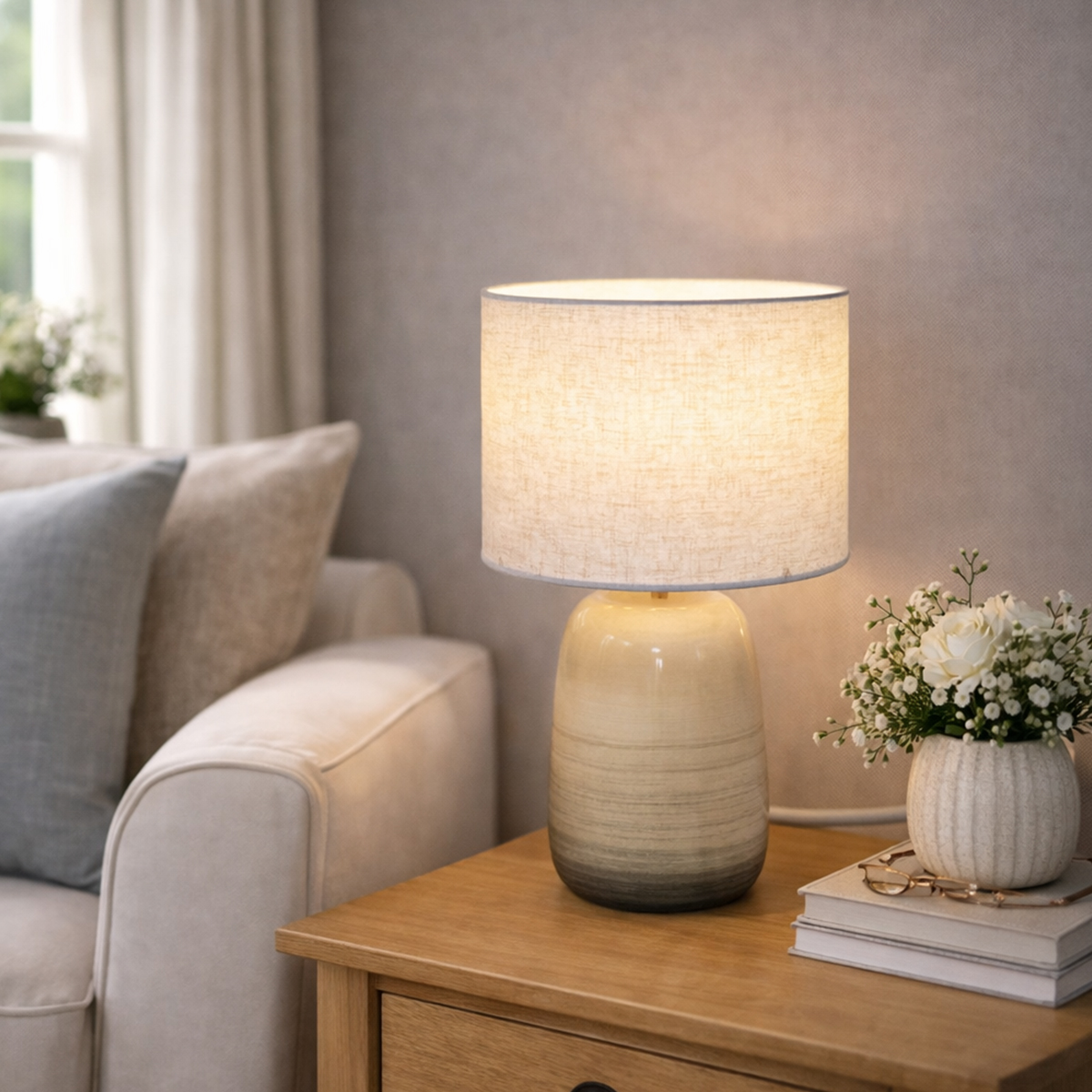 Stafford Natural Table Lamp