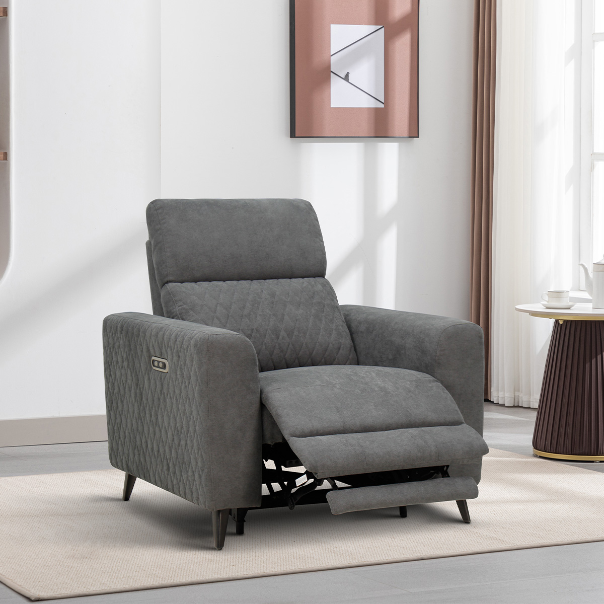 Stockholm Grey Armchair BULKY