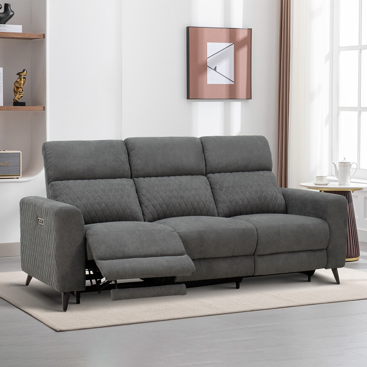 Stockholm Grey 3 Seater Sofa BULKY