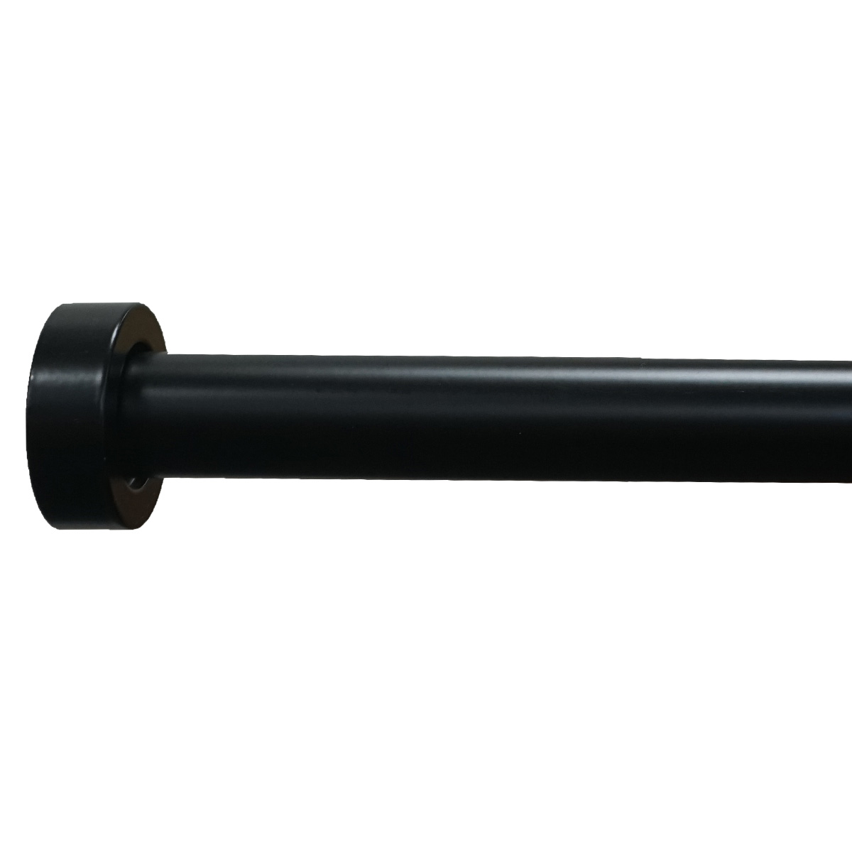 Stud 25/28mm Black Extendable Curtain Pole
