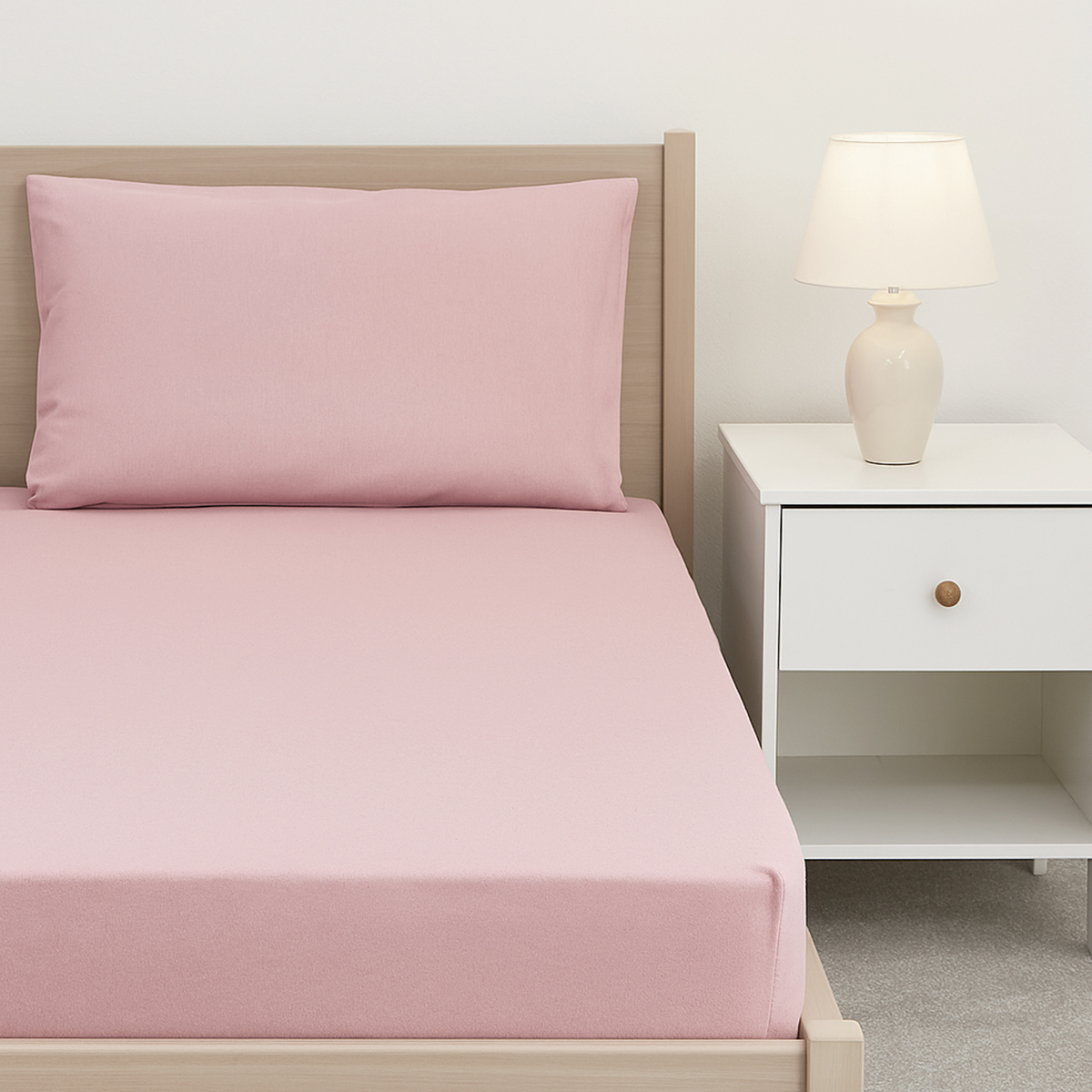 Supersoft Easy Care Pink Brushed Polyester Sheet Range